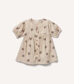 Crinkle Button Dress - Image 5