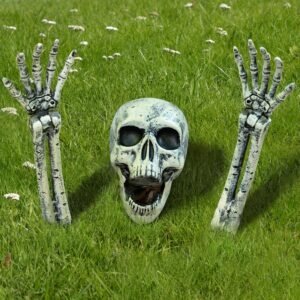 Halloween skeleton yard stakes