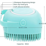 Pet Bath Massage Brush Puppy Dog Cat Grooming Cleaning Soft