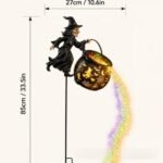 Halloween Witch Cauldron Garden Light